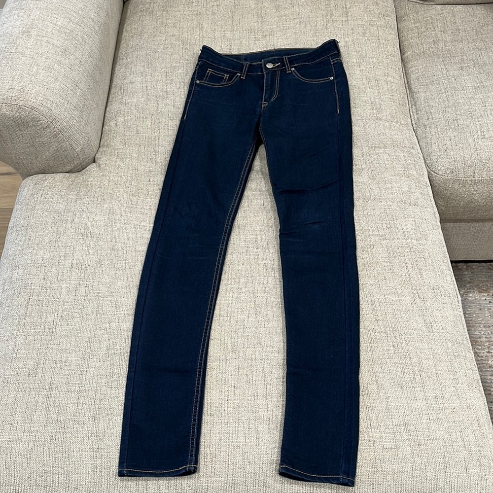 Blue Denim Jeggings
